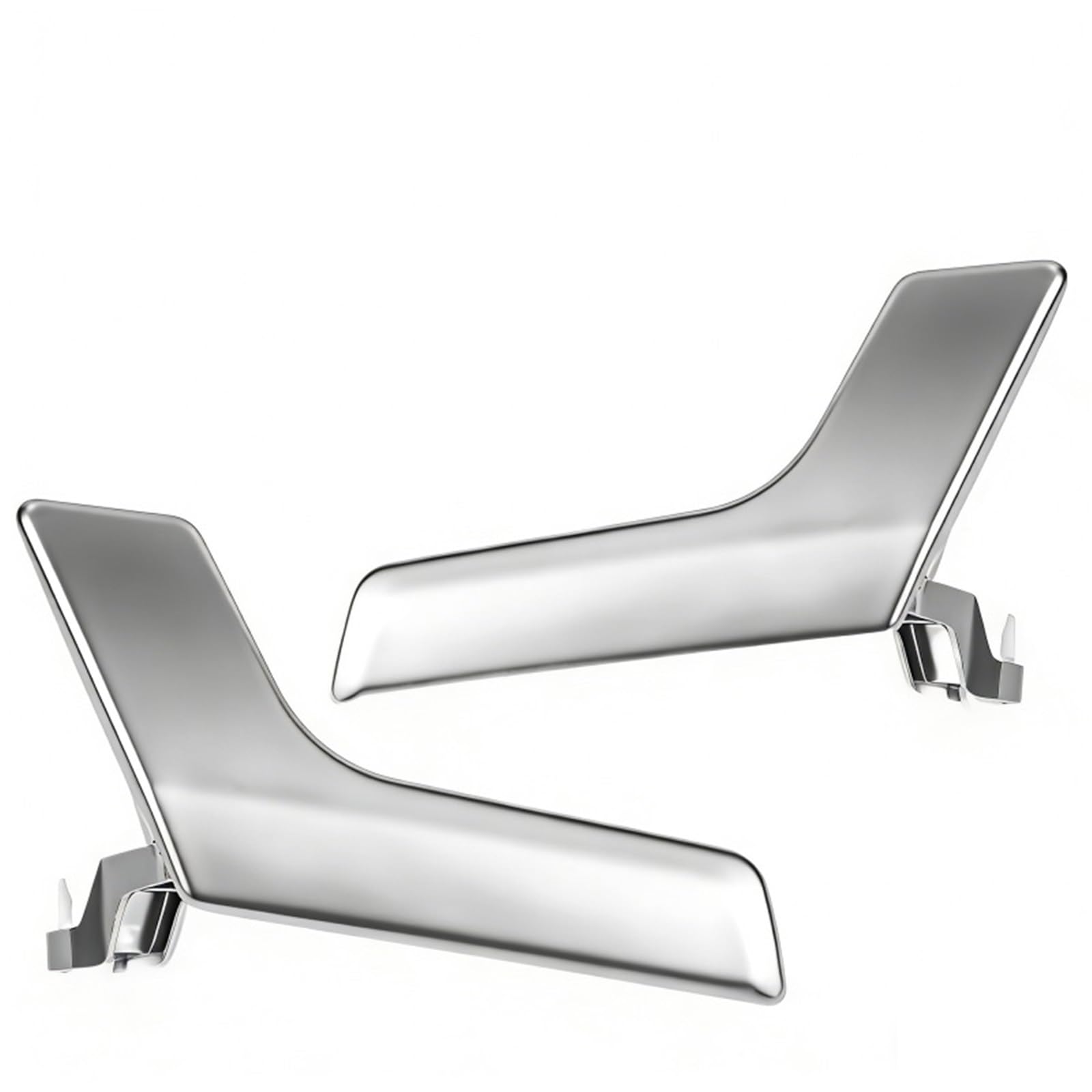QIUYBGF Interior Door Handle Compatible with Benz for C230 2008 Interior Door Handle Matte Sliver Auto Replacement Parts OEM:2047201171 2047201763 204720276