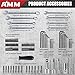 AMM Mechanics Tool Set, 1/4 in, 3/8 in and 1/2 in Drive socket set, 202 Piece