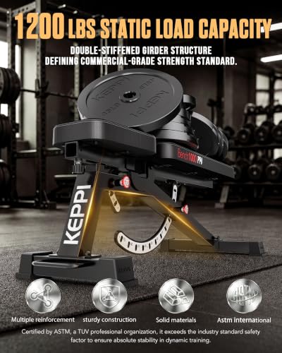 Keppi FID Adjustable Weight Bench,1200LBS Workout Bench for Home Gym