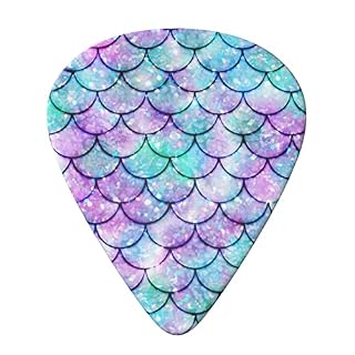 Lot de 6 médiators imprimés aquarelle sirène pour guitare acoustique et guitare électrique - Les Beatles, Paul McCartney, John Lennon, RIngo Starr, George Harrison Lot de 6 médiators imprimés aquarelle sirène pour guitare acoustique et guitare électrique – Image 3