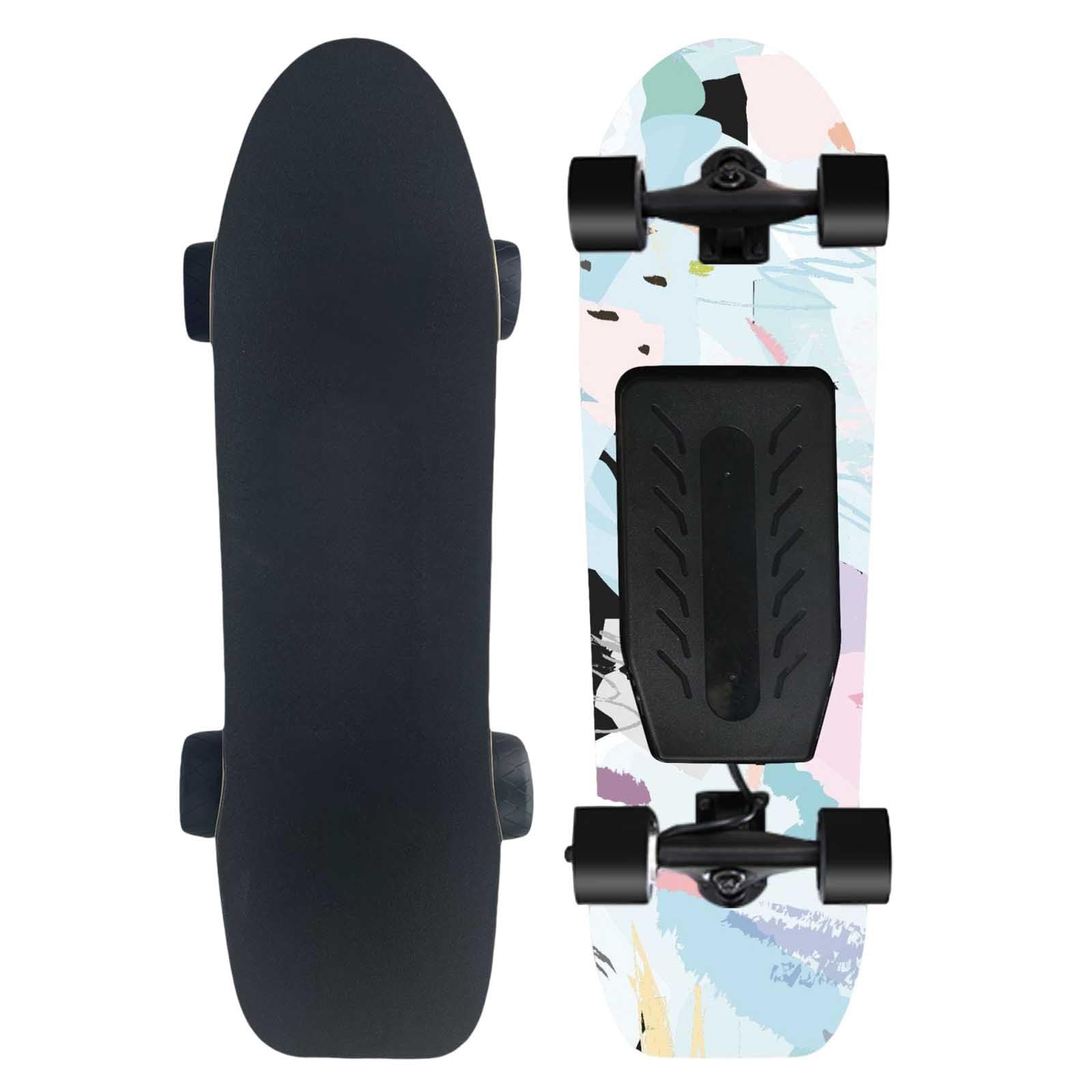 aallwwsso Electric Skateboard With Remote, Electric Longboard Skateboard Adult, 24/45 Km/H Top Speed, 24/26 Km Range, 150 Kg Load, Ip54 Waterproof Skateboard Adult For Teens Beginners dualdrive-B