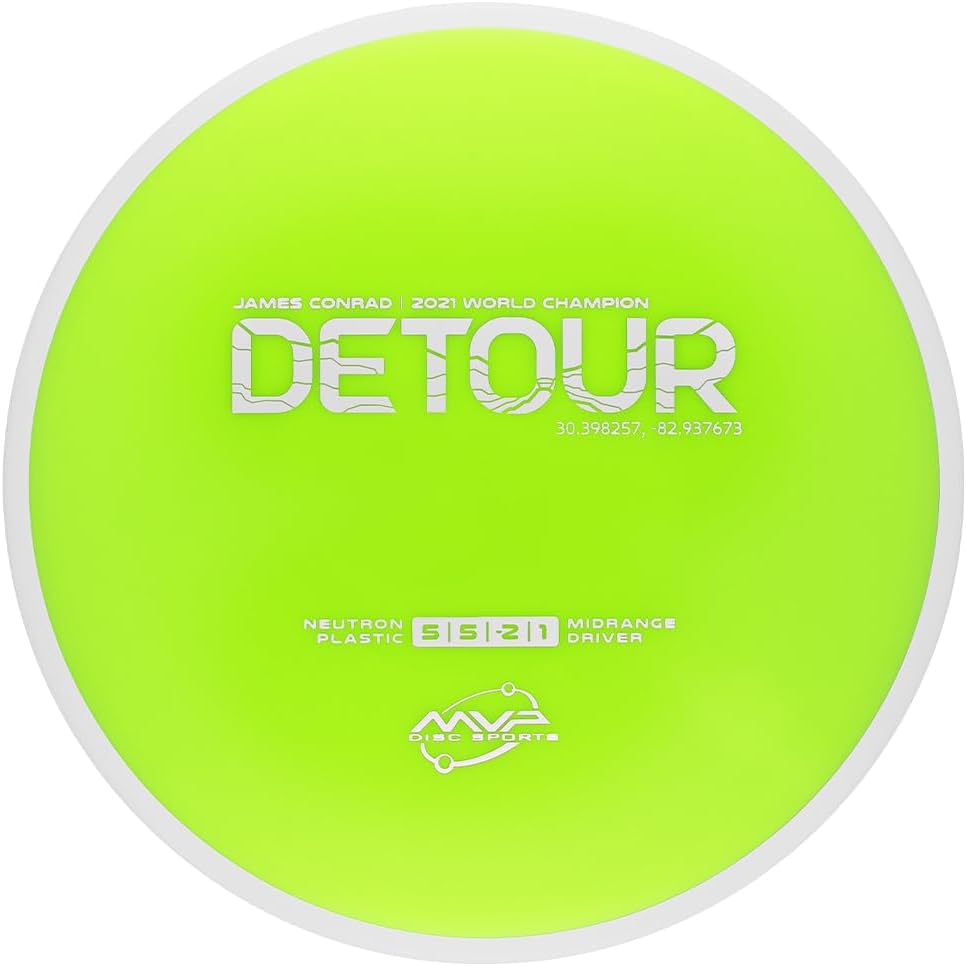 MVP Disc Sports Neutron Detour James Conrad Edition Disc Golf Midrange (Colors May Vary)