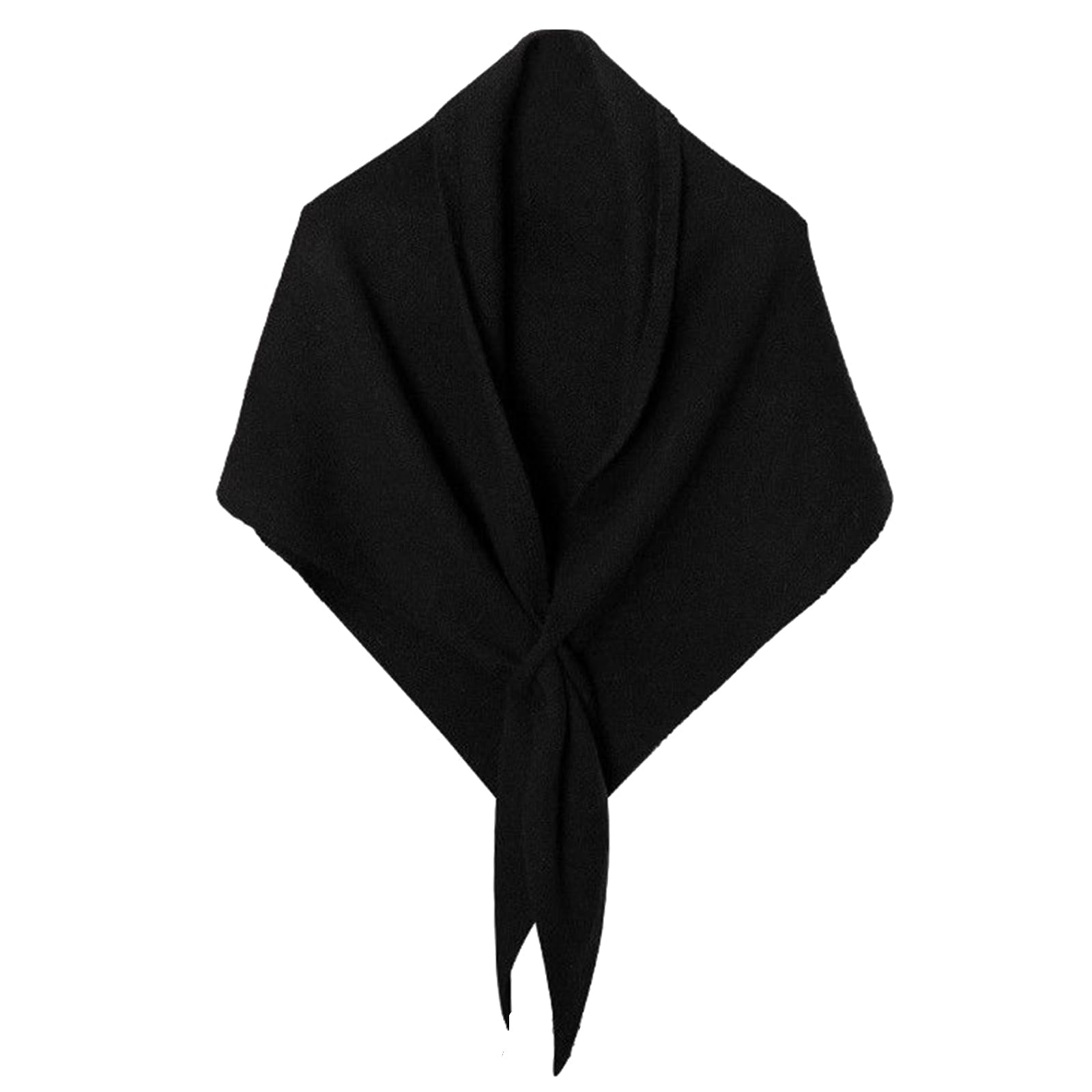 MICFENY Elegant Triangular Scarf For Women Winter Shawl Wrap Soft Warm Fashionable Neck Cover