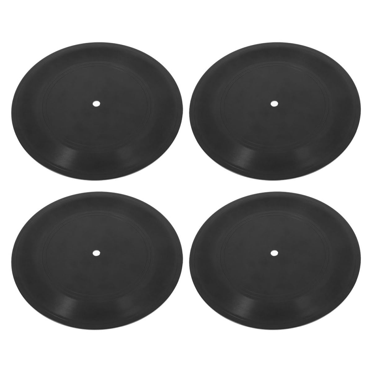 Decoration murale vintage avec disques vinyles en plastique pour reussir votre soiree disco