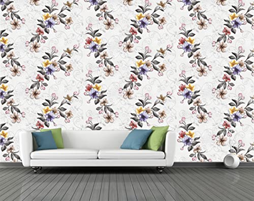Image of CABANA HOMES PVC Self-Adhesive Wallpaper, 45 x 125 cm (6 sq. ft) Made in India