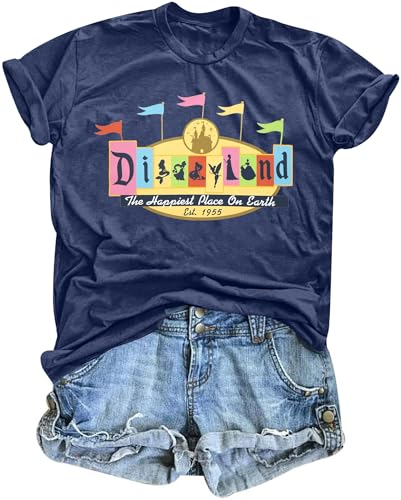 Image of Magical Shirt for Women Magic Kingdom Castle Tshirt Princess Shirts | Women Magical Shirts Castle Princess Graphic Tshirt Magic Kingdom Shirt Family Vacation Tee Casual Holiday Top
