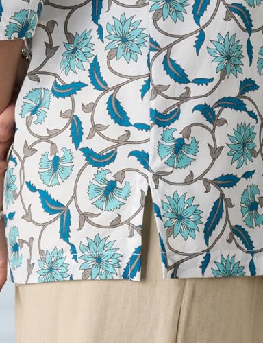 Image of Amazon Brand - Myx Women Cotton Printed A-line Short Kurti (Available in Plus Sizes)