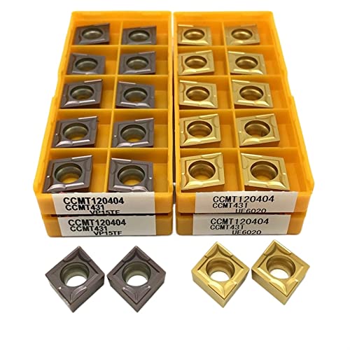 Inserto de carburo para torneado externo CCMT120408 UE6020 miniatura 1