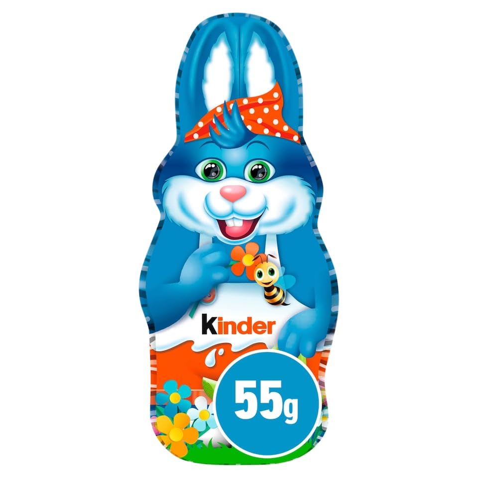Easter Hollow Chocolate Bunny - Best gift for Friends & Family (Kinder Easter Hollow Chocolate Bunny 55g)