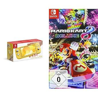 Nintendo Switch Lite Standard Gelb + Mario Kart 8 Deluxe - [Nintendo Switch]