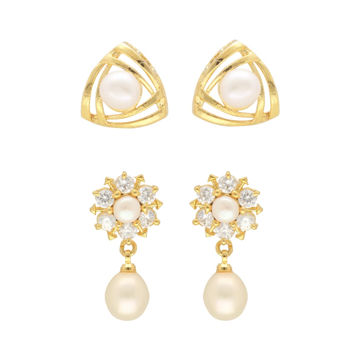 See full amazon price history chart for Sri Jagdamba Pearls Dealer Shalimar Combo Of 2 Pair Earrings Fashion Jewellery for Women & Girls | AA Freshwater Pearl Earrings | With Certificate Of Authenticity Of Pearls Sri Jagdamba Pearls Dealer Shalimar Combo Of 2 Pair Earrings Fashion Jewellery for Women & Girls | AA Freshwater Pearl Earrings | With Certificate Of Authenticity Of Pearls (B0CHSB2YB8) Amazon Price History, Amazon Price Tracker