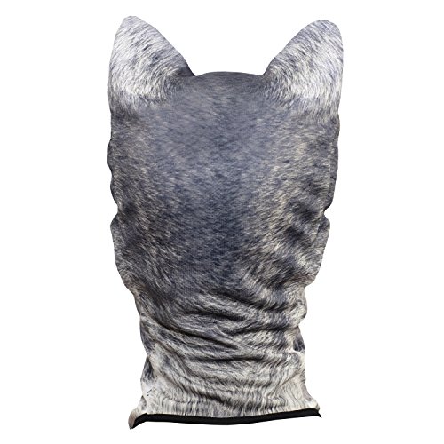 Image of WTACTFUL 3D Animal Ears Balaclava, Breathable Face Mask for Halloween