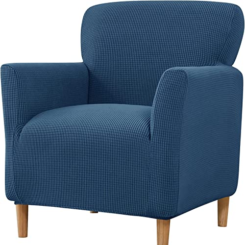 Fundas para sillones de zafiro, fundas modernas para sillas de baño, elegantes fundas para sillas de salón con brazos para protección de muebles de sala de estar