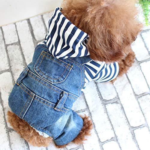 Camicia per cane di piccola taglia Maglia jeans