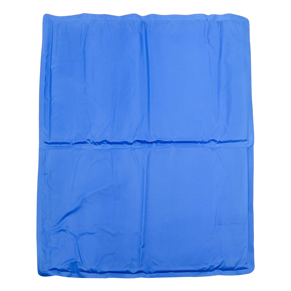 ANCLLO Dog Cooling Mat,Self Cooling Pad Mat,Durable Pet Cool Mat,Gel Self Cooling Pad for Dogs Cats Rabbit - 50x65cm Blue