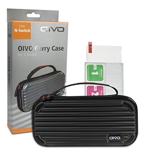 Bolsa Estojo Case Carry + Pelicula De Vidro - Nintendo Switch - OIVO