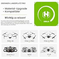 STARTRC Drohnen Landeplatz,Universal schnell faltbar doppelseitige wasserdichte landepad für DJI Mini 5 Pro/4/3/Mini 4k/Neo 2/Air 3s/Avata 2/Flip Drohne Zubehör (22-inch/55cm) – Ansicht 2