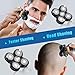 3 Pack Shaver Replacement Blades Compatible with Freedom Head Shaver,Head and Face Electric Razor Shaver Head