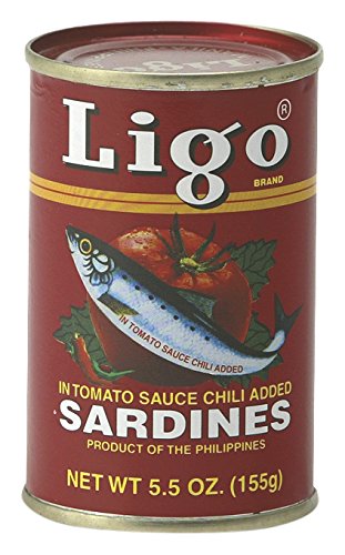 LIGO Sardinen Tomato Sauce scharf/rot, 100er Pack (100 x 155 g)