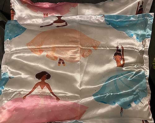 Image of Satin Pillowcase to retain Hair Moisture (Set of 2 Standard Pillowcases 20 x 26 inches)