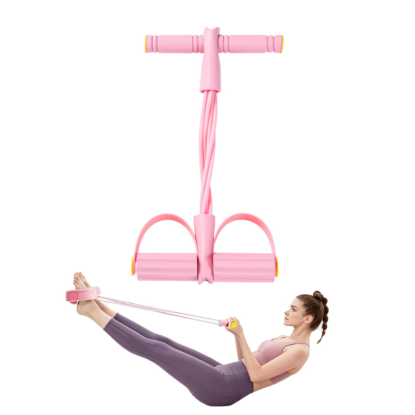 6-Tube Resistance Bands with Handles – Full Body Home Gym Fitness Expander