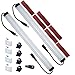 Litever Extra Under Cabinet Lighting Bars,12VDC, 5000K Daylight White, with Mounting Clips, Screws, Self-adhesive Pads. Compatible with Litever LL-008 Series ONLY-[2-Pack-5000K]
