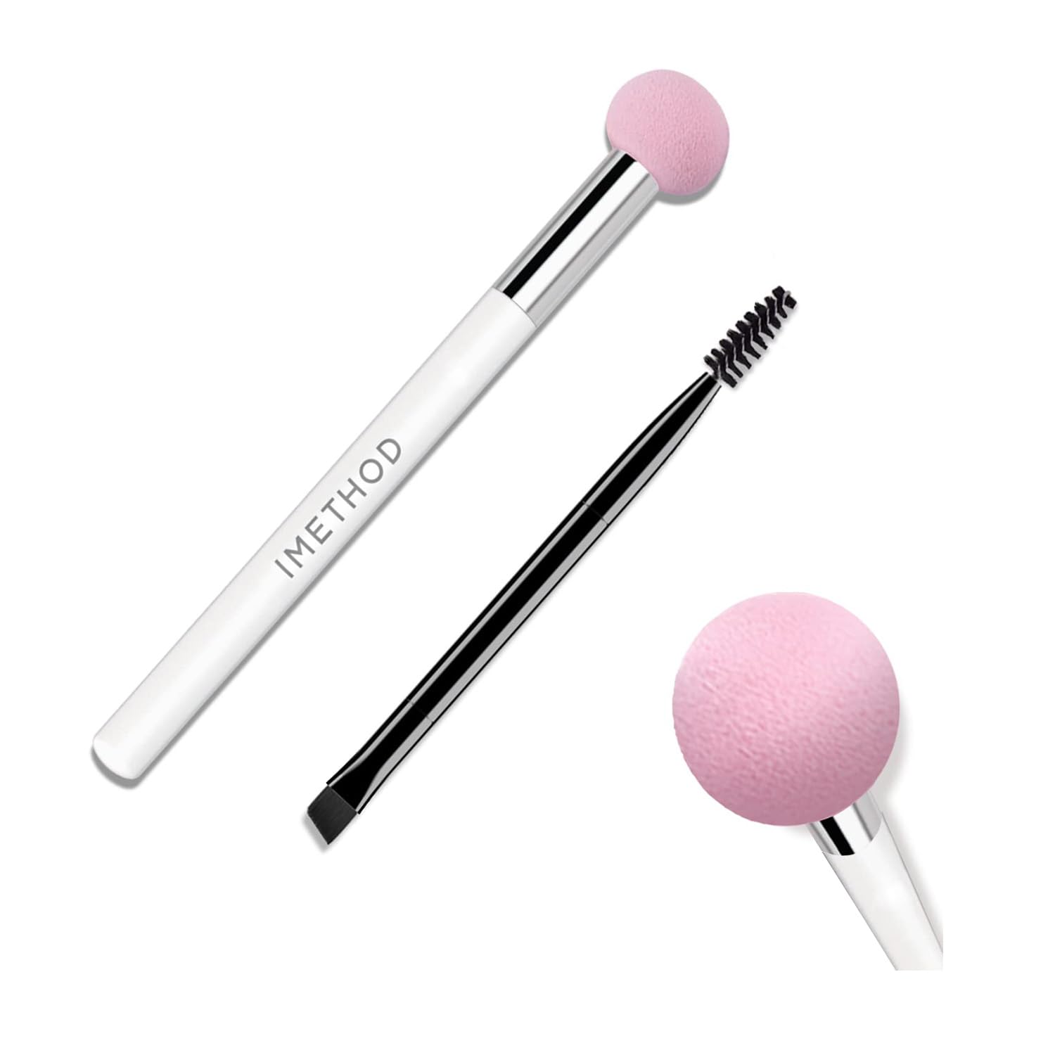 iMethod Esponja de maquillaje – Aplicador de esponja para kit de plantillas de cejas y sello de cejas, esponja de licuadora de bel