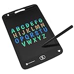 Portronics Ruffpad 8.5M Multicolor LCD Writing Pad with Screen 21.5cm (8.5-inch) for Drawing, Playing, Handwriting Gifts for Kids & Adults, India’s first notepad to save and share your child’s first creatives via Ruffpad app on your Smartphone(Black)