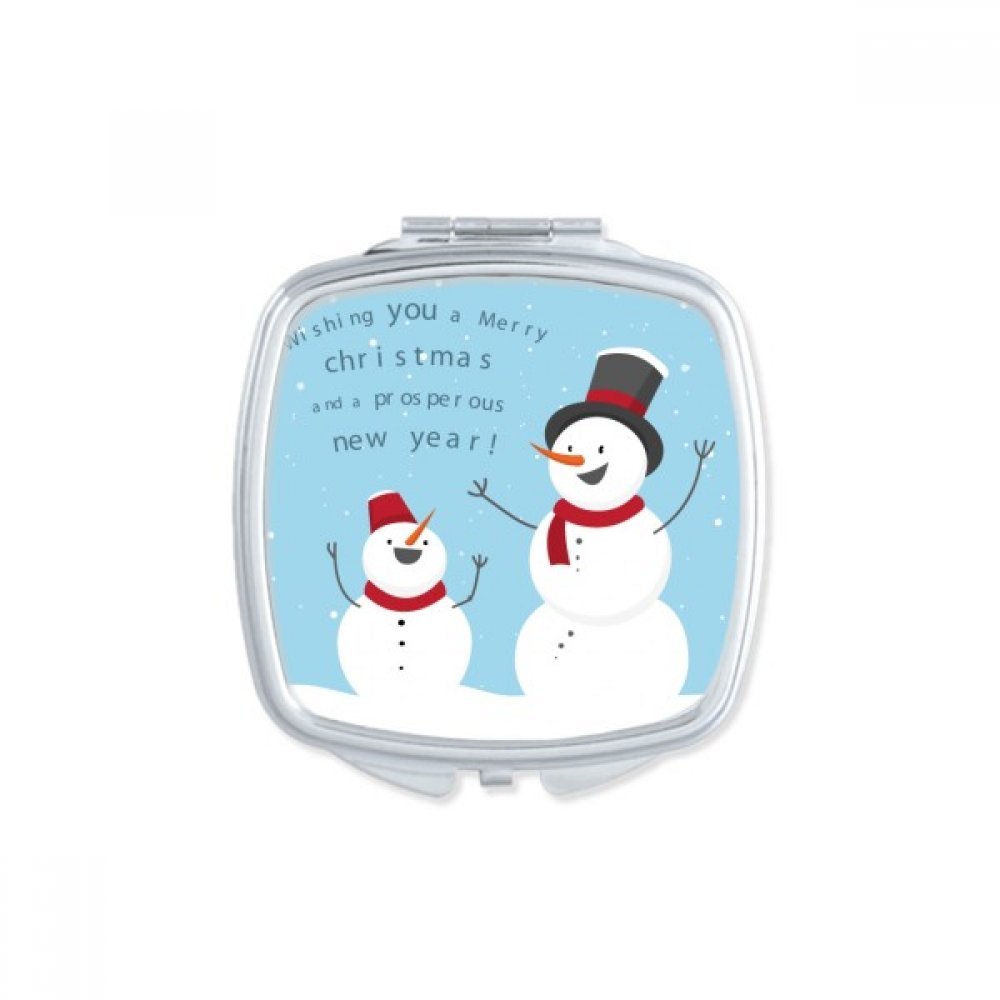 Miroir de maquillage compact et petit miroir de main portable carré