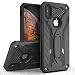 Zizo Static Series Compatible with iPhone Xs Max with Built in Kickstand, Impact Resistant and Military Grade (Black & Black)