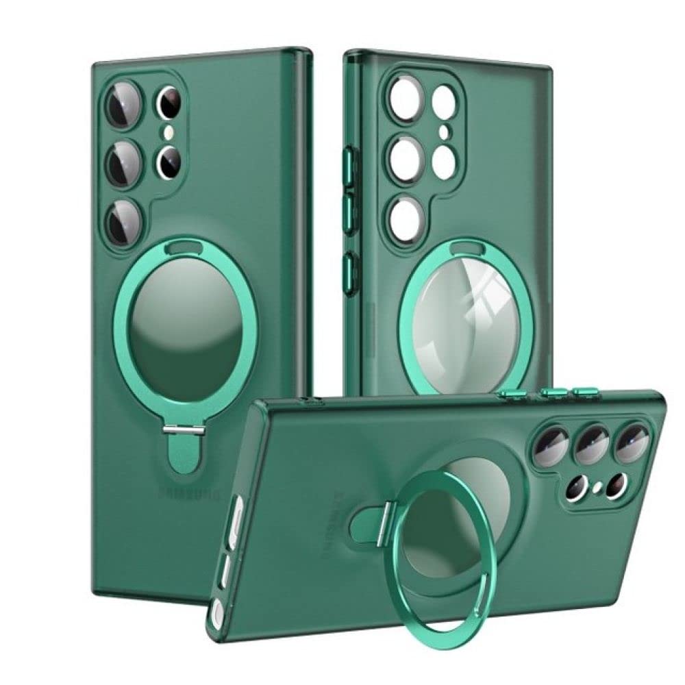 Protection objectif Samsung S22 Plus étui magnétique antichoc à bague
