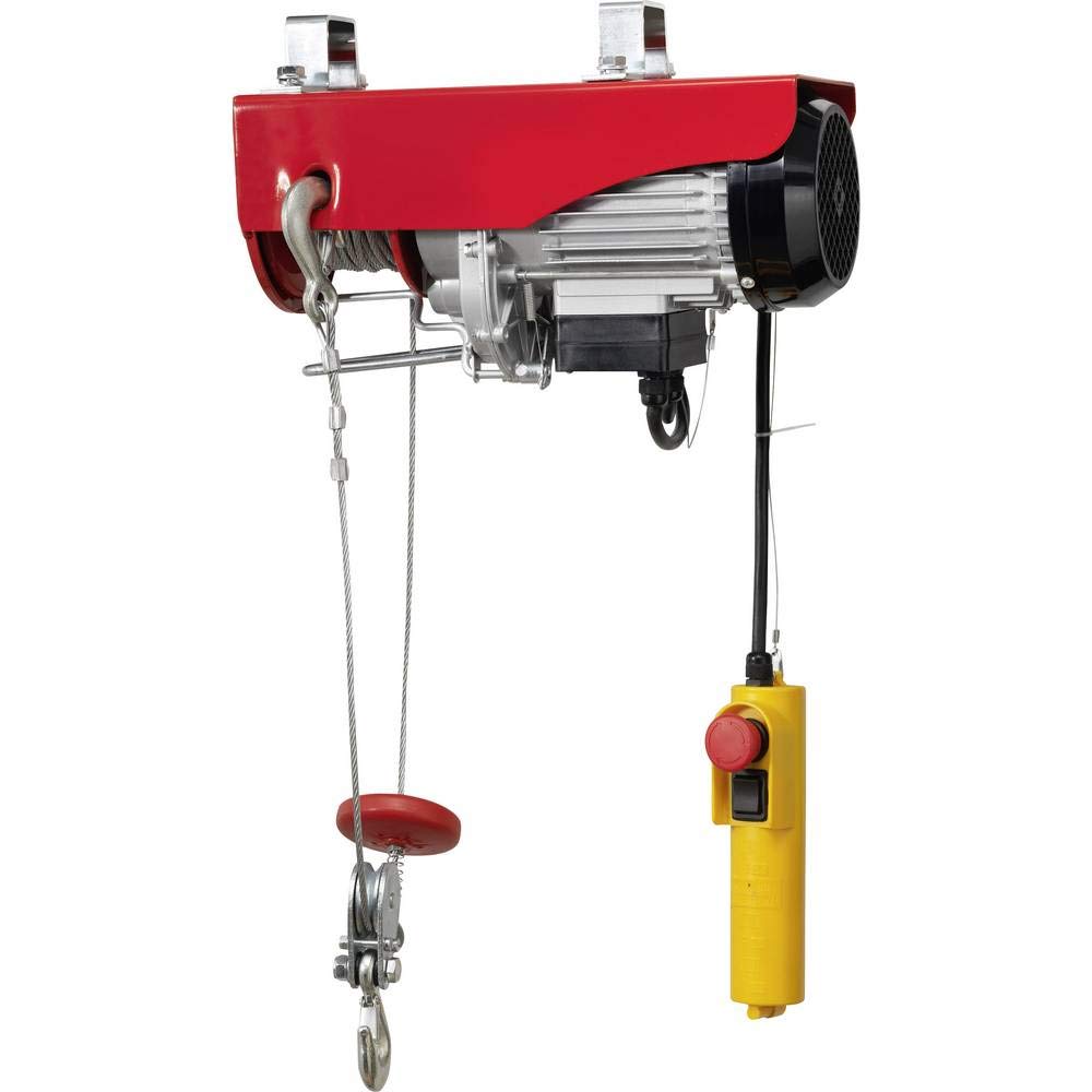 TOOLCRAFT 1553742 Elektrischer Seilhebezug Tragfähigkeit (mit Umlenkrolle) 600 kg Tragfähigkeit (ohne Umlenkrolle) 300