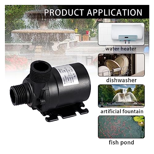 Pompe à eau solaire 50W avec batterie intégrée pour décoration de jardin