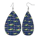 Taille : les boucles d'oreilles à motif mignon mesurent environ 5,7 cm de long et 3,8 cm de large ; la bonne longueur rend ces boucles d'oreilles raffinées et élégantes et elles sont belles lorsque vous les portez.