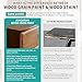 Jungarian Wood Grain Furniture Paint 10.5oz with Tools - All-in-One No Need Prime No Need Varnish - Water-based & Low Odor - Outdoor & Indoor Wood Paint for Furniture and More - Golden Mahogany