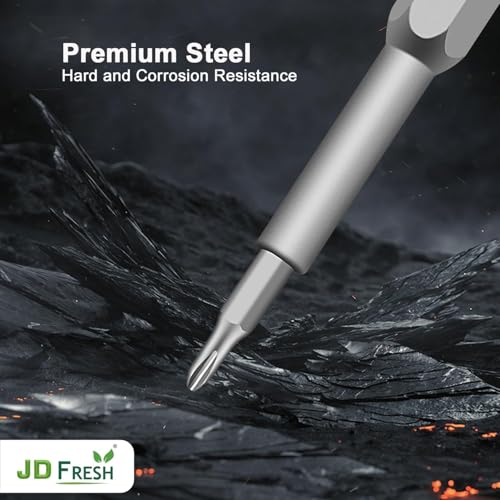 Image of JD FRESH Screwdriver Kit 24 in 1 Small Screwdriver Set /Magnetic Repair Tool Kit for Laptop /iPhone /Cellphone /Computer /MacBook /Tablet /Electronic /Glasses /Watch /Pocket Mini Screwdriver Tool Set (Pack 1)