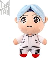 Vista 11 de MIC Drop - Muñeca de peluche Jin de 5.1 pulgadas, producto con licencia oficial, peluches, mercancía de Kpop (Jin)