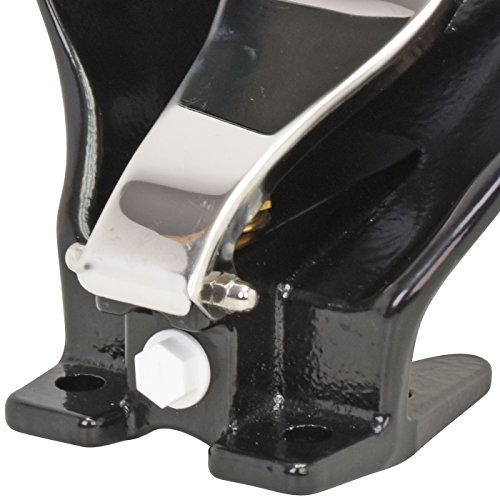 Kerbl Tränkebecken (Farbe schwarz, Wasseranschluss G1/2“, Fassungsvermögen 1,45 L, Druckzunge Edelstahl, Tränke) 221500