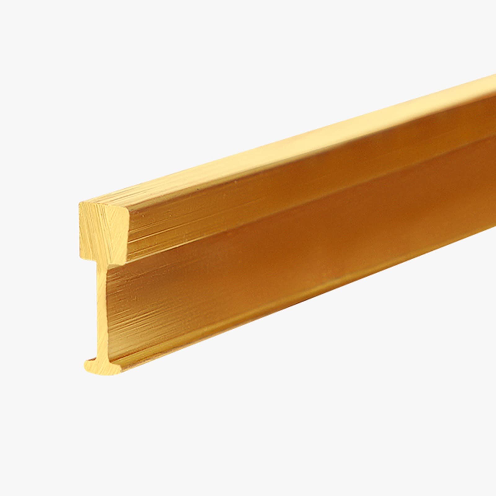 Remys One Color Gap Connecting Gap Covering Joining Strips,Transition Strip Ultra Narrow Pure Brass Transition Strips, Reducer Threshold Seam Binder, Flat Door Threshold(5Mm)