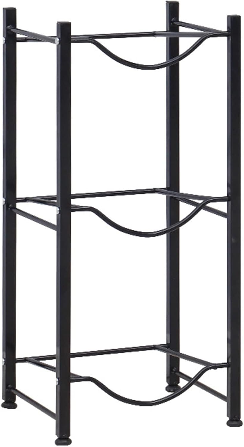 Bucket storage rack,5 Gallon Water Cooler Jug Holder Rack, Stackable Water Bottle Storage Rack, Water Jugs 5 Gallon Organizer Water Bottle Holder, Heavy Duty Detachable Water Jug Organizer(33cmx34cmx7