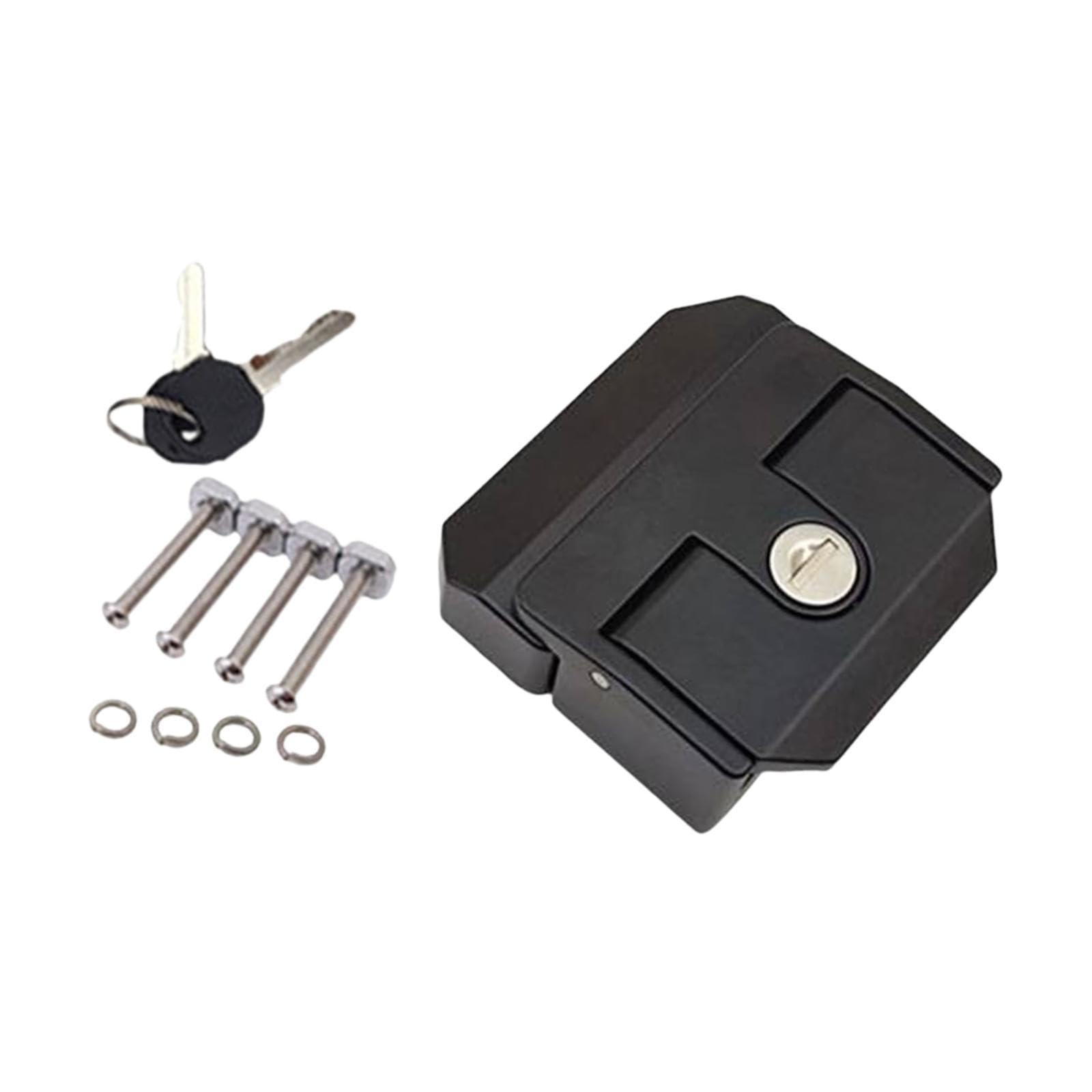 LOVIVER de Bloqueo para Caja de Herramientas, Cerradura para Caja de Distribución Eléctrica con Accesorios M5 X 40, interior negro