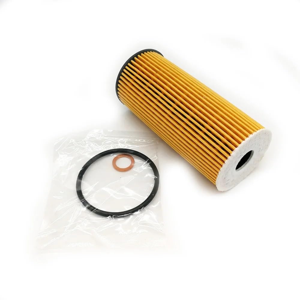 filtro de aceite del coche Filtro de aceite de motor (6/3/1 piezas) compatible con N57 3.0L N47 2.0L 11428507683 X5 X3 328d 535d F06 F15 F21 F22 F34 F35 F80(6Pcs)