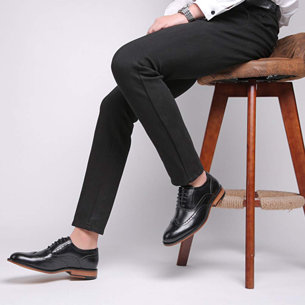 Chaussures Habillées Noires Homme Smart - Taille 42 EU / 8 UK - Portées Une Seule Fois, état Excellent
