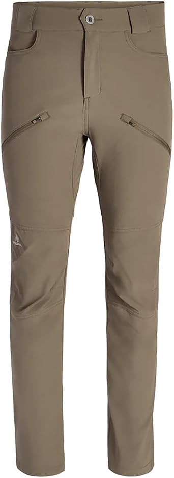 Pnuma Outdoors Prevail Pant, Clay, DWR Finish, 4-Way Stretch, OdorCrunch, Articulated Knees, Ventilation Zips PR-PT-CL