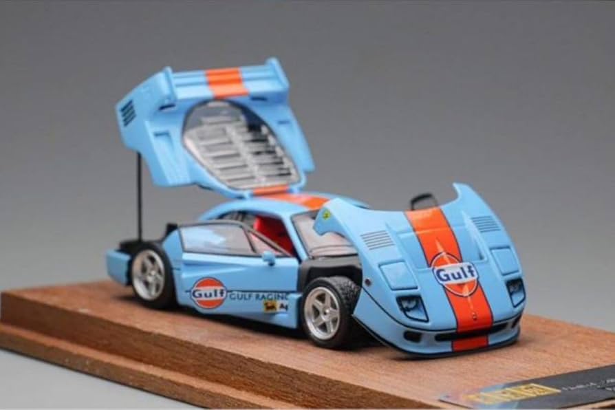 ミニカー PGM Ferrari F40 Gulf 1/64 PGM Ferrari F40 LM Gulf Livery • DiecastSociety.com