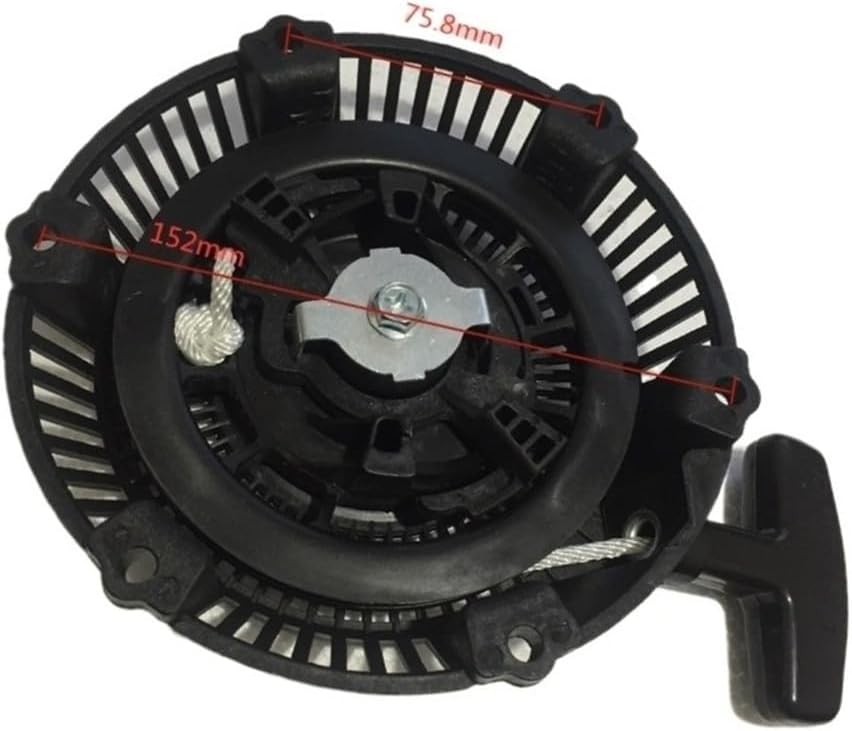 Recoil Starter Parson Type Fit for GM82 GFH1200 GFH1300 GFH1500 1KW-1.5KW Engine Motor Generator Pull Starter Replacement