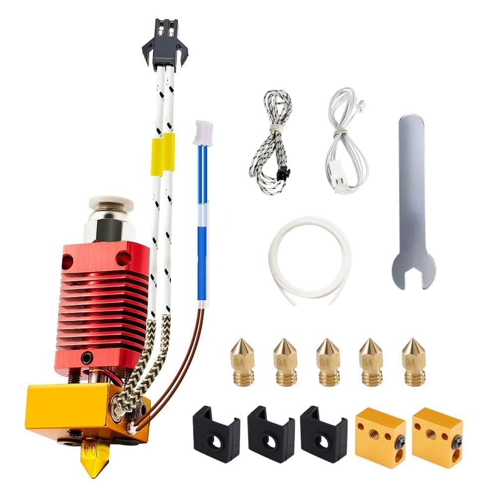 3D Printer Hotend kit, Upgrade Ender 3 Hotend 24V 40W, CR10 J-Head Hotend Compatible for Ender 3, Ender 3 V2, Ender 3 Pro, Ender 3 max, Ender 5, CR-10