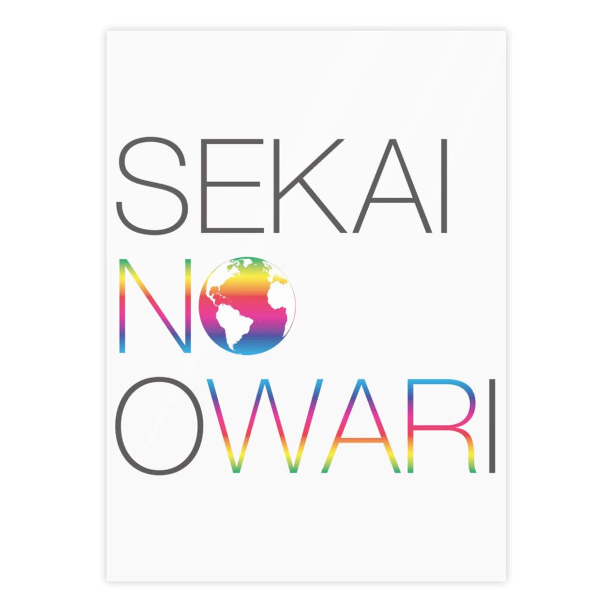 Amazon.co.jp: 世界の終わり Sekai No Owari クリスタルステッカー