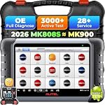 Autel MaxiCOM MK808S Bidirectional Scanner: 2026 Same as MaxiCheck MX808S MX900 MK900BT MK808BT Pro, 3000+ Active Test, 28+ Service for 200+ Brands, OBD2 All System Diagnose, FCA Autoauth & SGW, OS 11