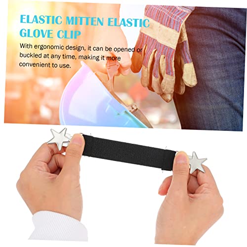 6pcs Children Elastic Glove Clips and Mittens Holders Adjustable Shawl Clips for Toddlers Waterproof Elastic Holders for Winter Wear3